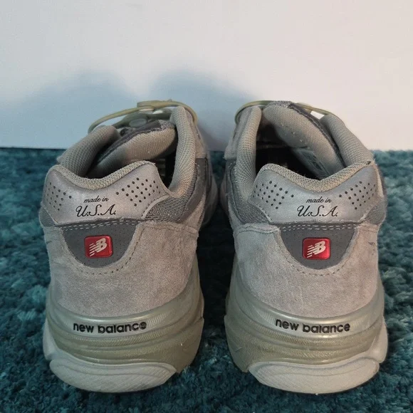 New Balance 990 Womens Gray and White Athletic Shoes Size 9.5 - Picture 8 of 11